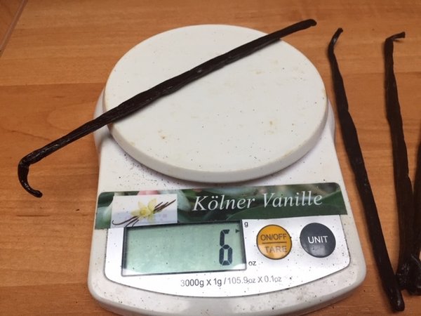 Gourmet Bourbon Vanilleschoten, 100 g, 18-22 cm, inkl. MwSt. und Versand