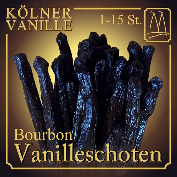 Gourmet Bourbon Vanilleschoten, 16-18 cm, inkl. MwSt. und Versand