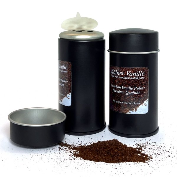 Bourbon Vanillepulver, Premium Qualität, Streudose 50g, inkl. MwSt und Versand